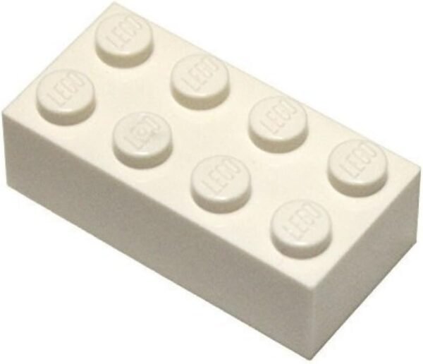 LEGO Parts and Pieces White 2x4 Brick x50 Kit Toy
