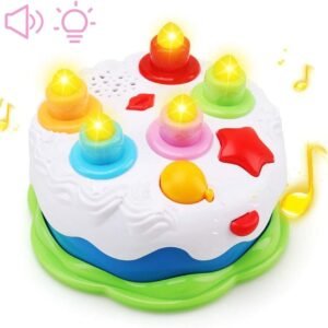 Amy&Benton Kids Birthday Cake Toy for Baby & Toddlers with Counting Candles
