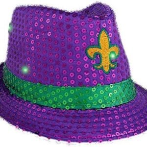 blinkee Mardi Gras Fleur de Lis Fedora Hat Kit Toy