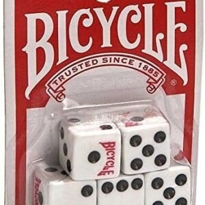 Bicycle 5 count dice Kit Toy Fun Kids Pack Set