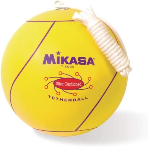 Mikasa Sports Tetherball, Ultra Cushioned - Yellow Kit Toy Fun