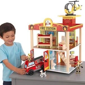 Kidkraft Fire Station Set Kit Toy Fun Kids Pack Play