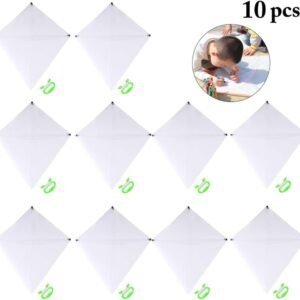 B bangcool DIY Kids Kite Kites Making Painting White Paper Blank Kites