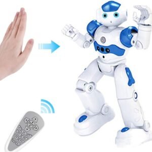 ZMZS RC Robot Toy for Kids Intelligent Programmable Remote Control Robot Rechargeable