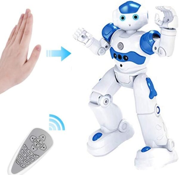 ZMZS RC Robot Toy for Kids Intelligent Programmable Remote Control Robot Rechargeable