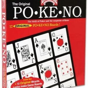 Original Po-Ke-No Red Card Game by Bicycle Kit Toy Fun
