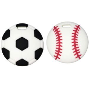 Silli Chews Teethers for Babies BPA Free - Silicone Baseball and Soccer