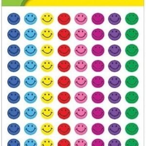 Teacher Created Resources Mini Happy Face Stickers Valu-Pak, Multi Color 6633