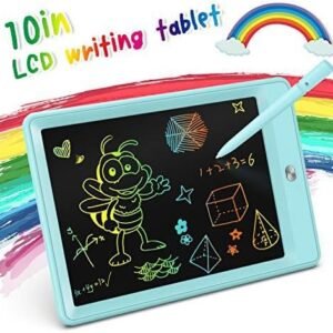 KOKODI LCD Writing Tablet, 10 Inch Colorful Toddler Doodle Board Drawing Tablet,
