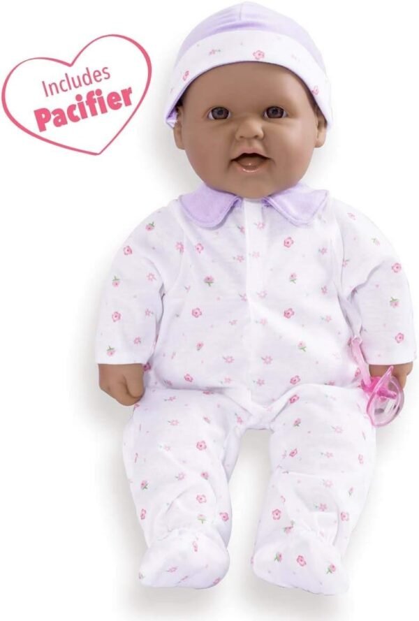 JC Toys, La Baby 16-inch Hispanic Washable Soft Baby Doll with Baby
