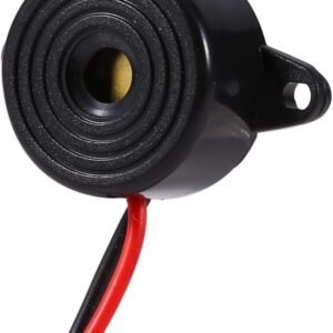 Akozon 3-24V Piezo Electronic Tone Buzzer Alarm Continuous Sound Cable Length 100mm