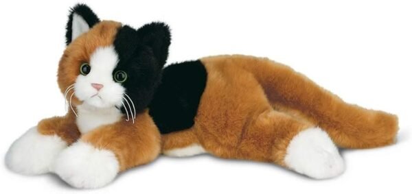Bearington Callie Plush Stuffed Animal Calico Cat, Kitten 15 inches