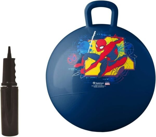 Hedstrom Spider-Man 18-inch Hopper with Pump Kit Toy Fun Kids