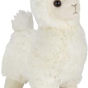 Bearington Alma Plush Stuffed Animal Llama, 10 inches Kit Toy
