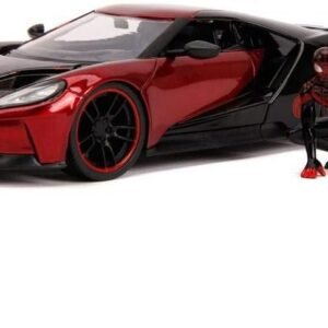 Jada Toys Marvel Miles Morales & 2017 Ford GT Die-Cast Car, 124