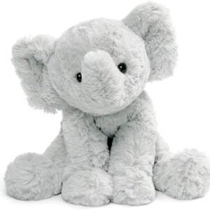 GUND Cozys Collection Elephant Stuffed Animal Plush, Gray, 8 Kit
