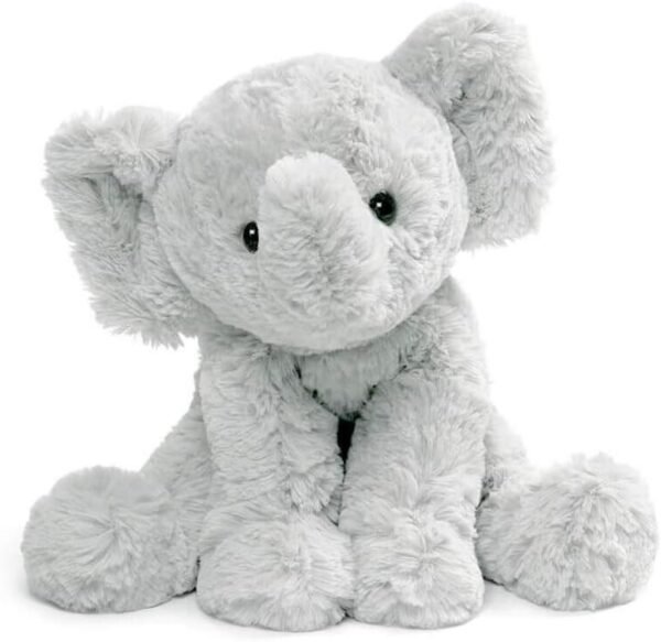 GUND Cozys Collection Elephant Stuffed Animal Plush, Gray, 8 Kit