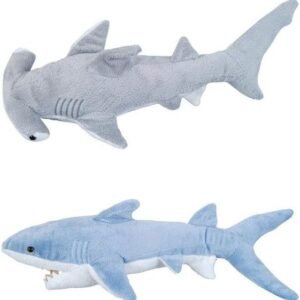 Adventure Planet - Set of 2 Plush SHARKS Mako and Hammerhead Shark