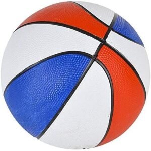 Rhode Island Novelty 7 Inch Red White & Blue Mini Basketballs, Pack
