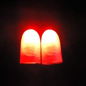 WSNMING 2 Pairs Funny Novelty LED Light Flashing Fingers Kids Amazing Fantastic