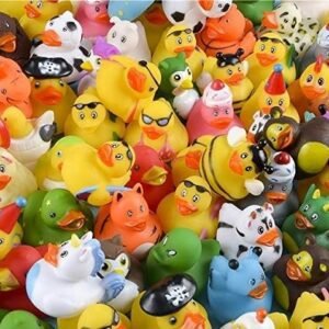 Rhode Island Novelty Assorted Rubber Ducks, Set of 100 Kit