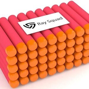 Ray Squad Red 60-Pack Nerf Mega Set, Nerf Compatible Foam Toy Darts