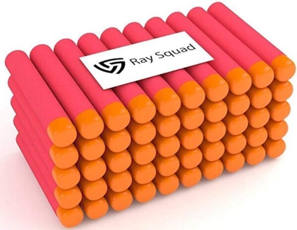 Ray Squad Red 60-Pack Nerf Mega Set, Nerf Compatible Foam Toy Darts