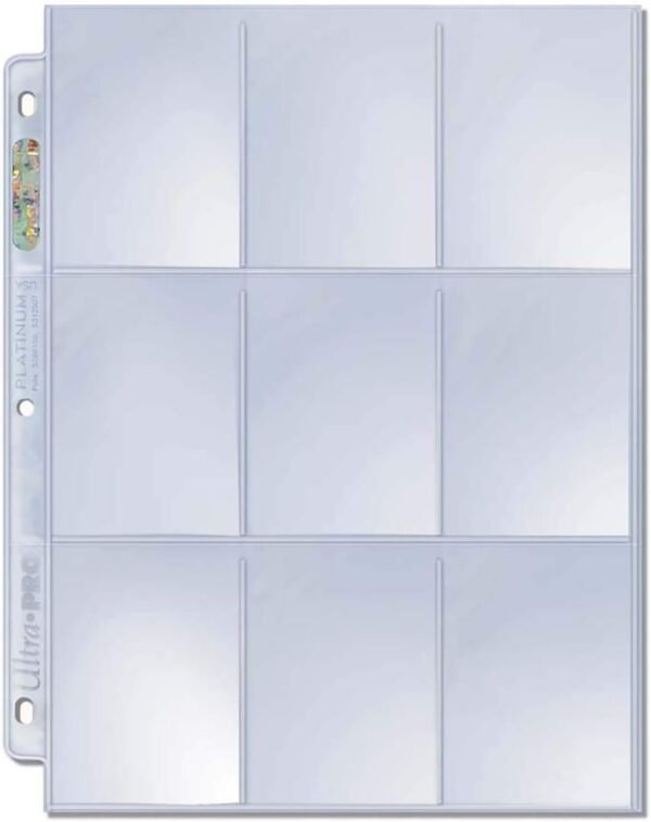 Ultra Pro Platinum Series 9-Pocket Pages for Trading Cards 50 ct.