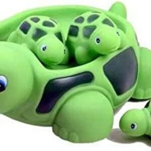 Playmaker Toys Turtle Family Bath Setsset of 4 - Floating Bath Tub