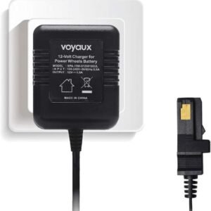 12 Volt Battery Charger for All Power Wheels 12-Volt Ride-on Toys, for