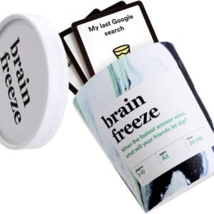 Brain Freeze Family Card Game The Speak-Before-You-Think Party Game for All Ages