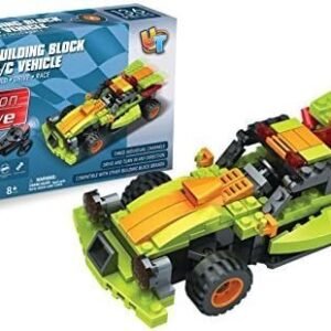 UniBlock Remote Control Brick Car - Buildable RC Race Car 136 pc-