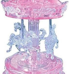 Original 3D Crystal Puzzle - Deluxe Carousel Kit Toy Fun