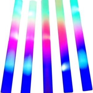 SohoanFirefly 20 PCS LED Light Up Foam Sticks Three Modes Color Changing