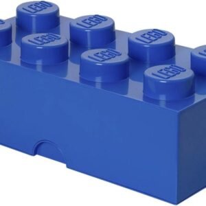 Room Copenhagen Lego Storage Box Brick 8, Large, Bright Blue