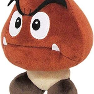 Super Mario All Star Collection 6 Goomba Stuffed Plush, Small Goomba