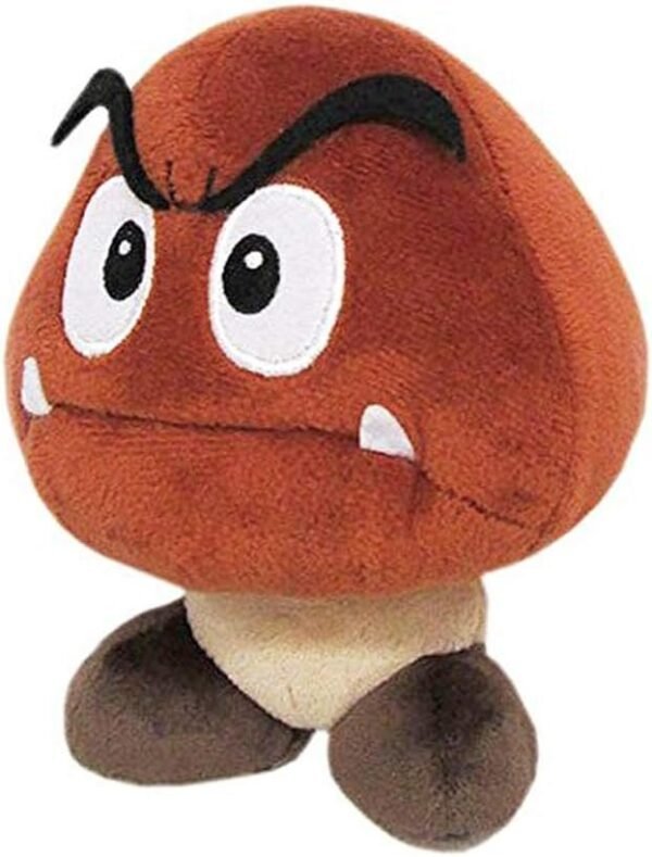 Super Mario All Star Collection 6 Goomba Stuffed Plush, Small Goomba