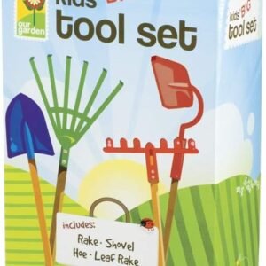 Toysmith Kids Garden Tall Tool Set Kit Toy Fun Pack
