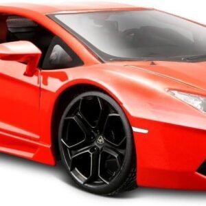 Maisto Lamborghini Aventador LP 700-4 Diecast Vehicle 124 Scale, Metallic Orange