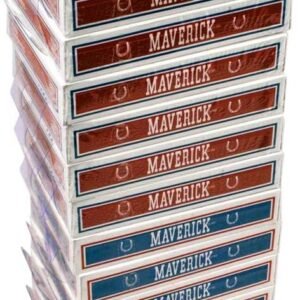 Maverick Standard Playing Cards 12 Pack, Poker Size Standard Index, 12 Decks