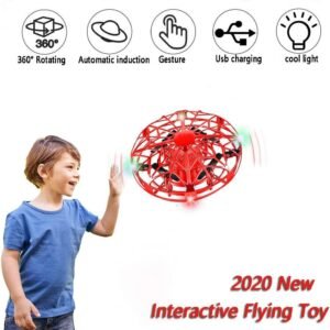 UFO Flying Toy for Kids, Mini Drone with Intelligent Induction, Hand Operated