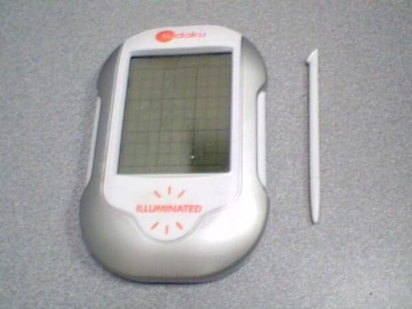2006 Techno Source Sudoku Illuminated LCD Touch Screen Hand-Held Game Unit White