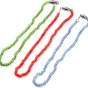Fun Central 12 Pieces - LED Light Up Bead Necklace for Kids
