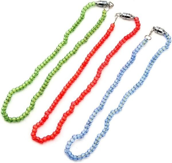 Fun Central 12 Pieces - LED Light Up Bead Necklace for Kids