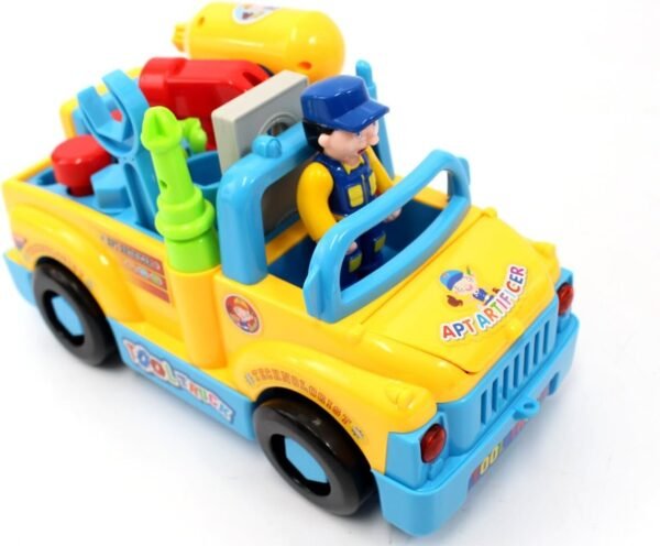 PowerTRC Fun Building Multifunctional Take Apart Toy Tool Truck with Electric Drill