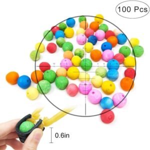 TOPRADE Multiple Color Paper Pellets Balls Bobbles Slingshot Ammo Safe Ammo for