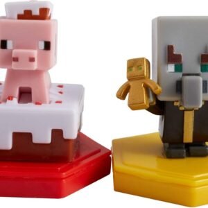Minecraft Earth Boost Mini Figures 2-Pack NFC-Chip Toys, Earth Augmented Reality Mobile