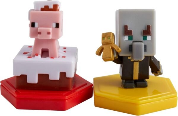 Minecraft Earth Boost Mini Figures 2-Pack NFC-Chip Toys, Earth Augmented Reality Mobile