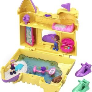 Polly Pocket Pocket World Surf n Sandventure Compact with Surprise Reveals, Micro