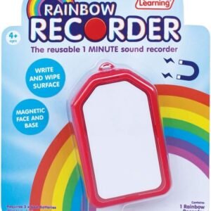 Junior Learning JL148 Rainbow Recorder Kids Toys, Multi Colored Kit